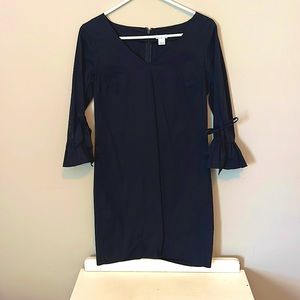 J CREW black long sleeve dress